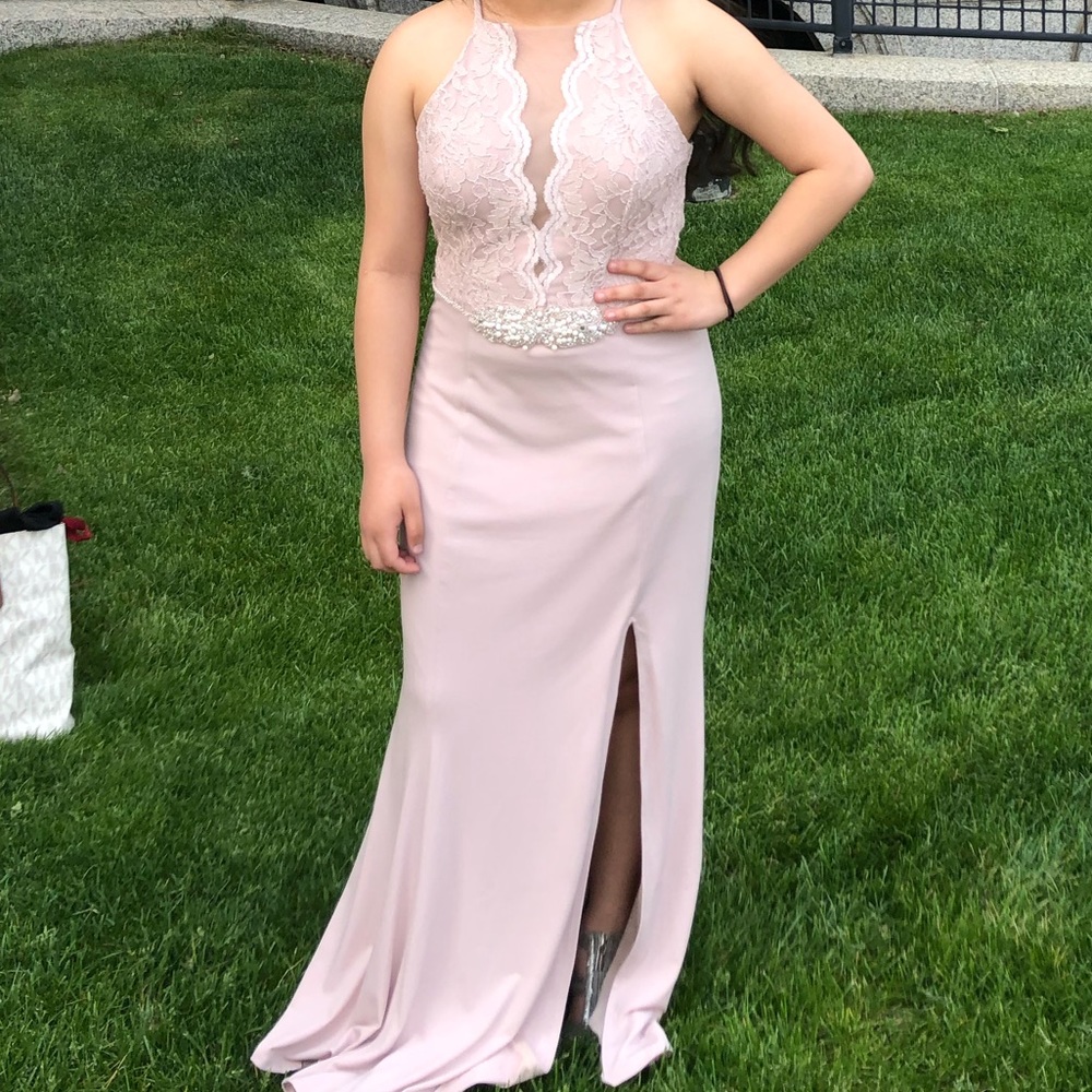 Blush pink dress
